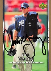 2007 Upper Deck #273 Chris Young Padres Signed Auto *L761 - Picture 1 of 2
