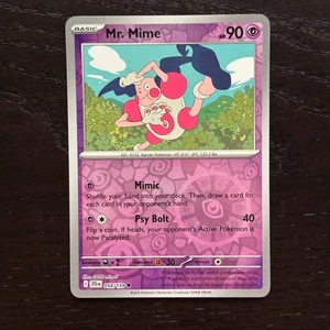 Mr. Mime 058/159 Pokemon Journey Together SV09 Reverse Holo Common NM - Picture 1 of 2
