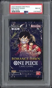 2022 One Piece Romance Dawn OP01 Foil Pack PSA 8 NM-MT  - Picture 1 of 2