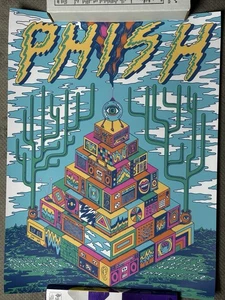 Phish Dick's Commerce City Colorado 2023 Poster Dave Van Patten 503/1400 - Read - Picture 1 of 7