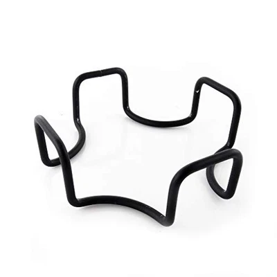  Soporte de posavasos de hierro forjado negro para juegos de posavasos cuadrados o redondos  Foto 1 de 3