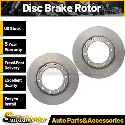 C-Tek 2pcs Rear Disc Brake Rotor For Chevrolet C5500 Kodiak 2003-2007 2008 2009 - Image 1 of 4