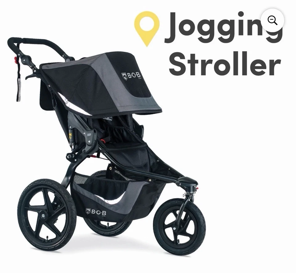 BOB Gear Revolution Flex 3.0 Jogging Stroller, Graphite Black - Image 1 of 4