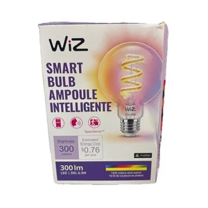 WiZ Color G25 Color Filament LED Smart Bulb - Pack of 1-300 Lumen - E26 Indoor - Picture 1 of 4
