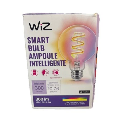 WiZ Color G25 Color Filament LED Smart Bulb - Pack of 1-300 Lumen - E26 Indoor - Image 1 of 4