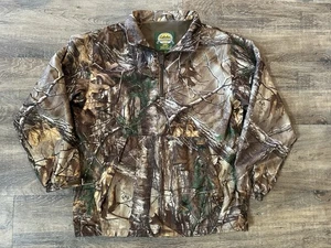 Cabelas Camo Jacket Mens M Dry Plus Real Tree Extra Lightweight Kangaroo Pouch - Picture 1 of 14