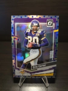 Cris Carter 2023 Panini Donruss Optic Blue Stars Prizm #122 Minnesota Vikings - Imagen 1 de 2