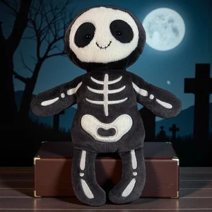 "Juguete de peluche Jellycat Skeleton Bob 14"" Halloween 2024 lindo gótico sin etiqueta" - Imagen 1 de 6