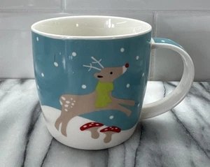 Tazza natalizia John Lewis a tema renne, slitta e neve. Tè o caffè festivo - Foto 1 di 17