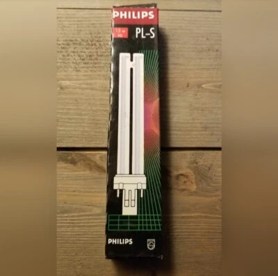 Philips CFL Lamp Bulb PL-S 9W / 835 /2P ALTO - 2 Pin G23 Base 3500 Kelvin 9 Watt - Image 1 of 4