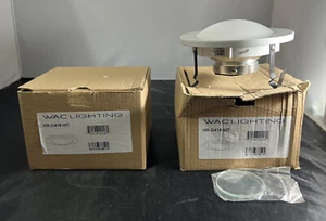 WAC 2 Lighting Recessed Low Voltage Trim Drop Dish Shower,white HR-D418-WT - Picture 1 of 3