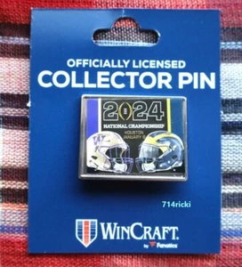 2024 College Football National Championship Game Pin Michigan vs Washington - Picture 1 of 1