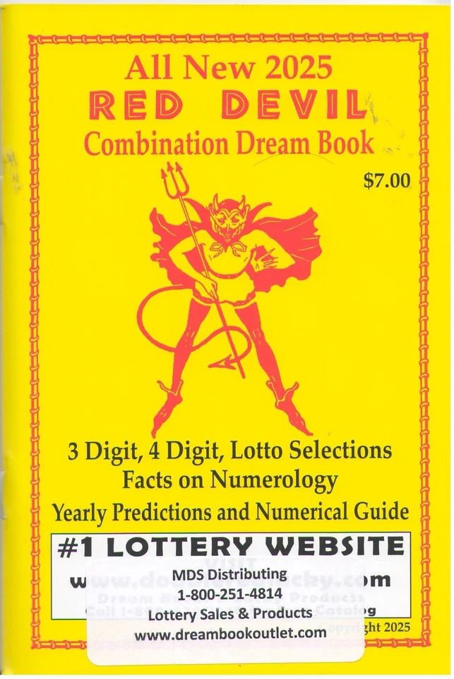 2025 Red Devil Combination Dream Book- Lottery Dream Book, Numerology