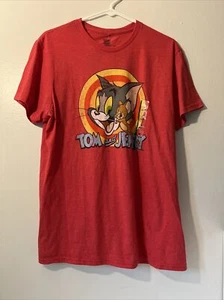 Tom and Jerry T Shirt Cartoon American Television Tv Cat Mouse Hanna Barbera M - Picture 1 of 4