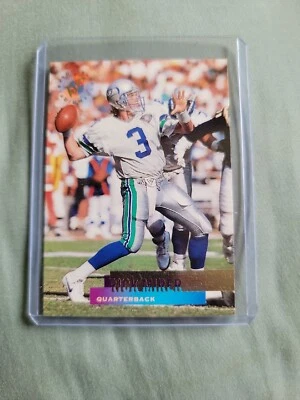 1995 Topps Stadium Club Trench Talk Rick Mirer Seattle Seahawks #271 - Image 1 of 2