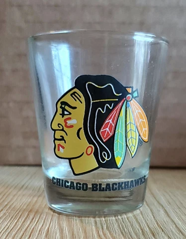 Chicago  Black Hawks  NHL  Team Logo Shot Glass Cover