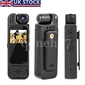 1080P Body Camera with Screen Audio Video Night Vision Sports Camera Body Worn A - Picture 1 of 22