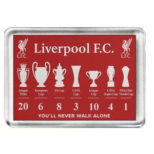 Imán nevera Liverpool Wall of Champions. 2 colores disponibles. - Imagen 1 de 3