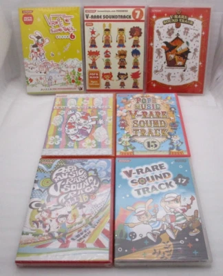 Pop'N Musique CD V-Rare Bande Sonore vol.6 7 9 13 15 16 17 Japan Import 7CDs - Image 1 of 4