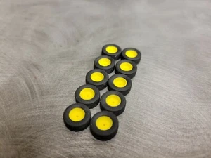 1/64 Farm custom scratch 11L-15 implement tractor tires yellow rim small(5 pair) - Picture 1 of 9