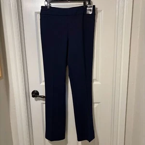 NWT NY&C 7th Avenue Design Studio Women's Navy Pants Size Large Tall - Picture 1 of 7