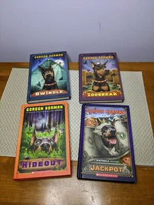 Four Books Hideout, Zoobreak, Swindle & Jackpot; Author Gordon Korman - Picture 1 of 6