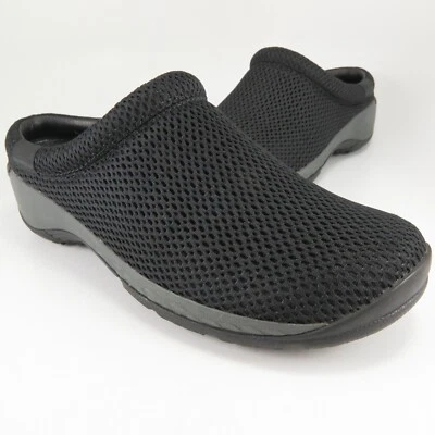 Merrell Encore Q2 Breeze Mocs Womens Size 8M Black Mesh Low-Back Slide Mules - Image 1 of 4