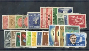 Island 1907-1965 25 verschiedene**/*f-vf LH/OG/HR, später NH, 61 $ - Bild 1 von 1