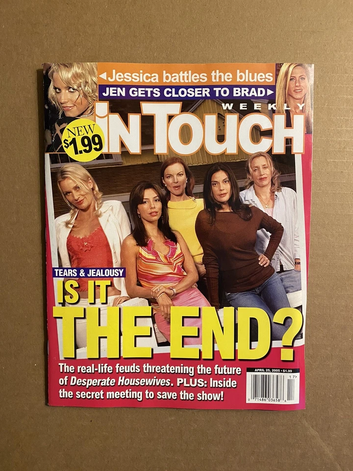NEW IN TOUCH magazine - April 25, 2005 - DESPERATE HOUSEWIVES, Aniston, Spears - Image 1 of 1