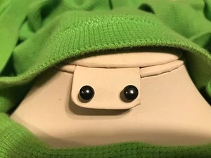 Natural Freshwater Sterling Silver Cute Black Gray Pearl Stud Earrings  - Picture 1 of 4