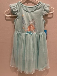 NWT Disney Store Little Mermaid Ariel Nightgown Night Gown SZ 2 - Picture 1 of 2
