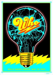 OFFIZIELLES Ames Bros The Who Poster LE AP S/N #/115 Philadelphia PA 20. Mai 2022 - Bild 1 von 1
