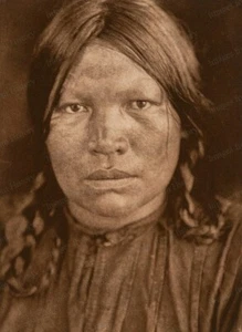 Impresión 8x10 Mujer Chipewyan India Norteamericana por Edward Curtis 1926 #WBES - Imagen 1 de 1