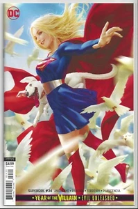 SUPERGIRL #34 (2016) ~ CARD STOCK VARIANT ~ NEAR MINT + 9.6 - Bild 1 von 2