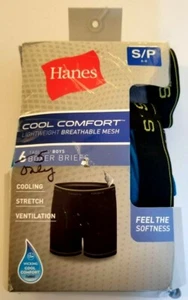 Hanes Boys Cool Comfort Breathable Mesh Boxer Brief Size Small 6-8, 5 Pack. - Picture 1 of 4