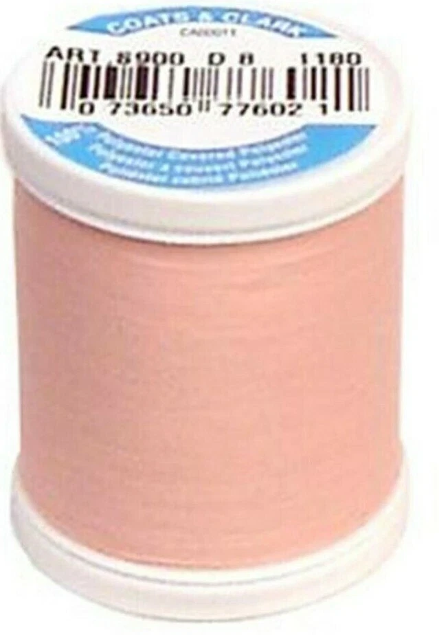 Coats & Clark ~ Dual Duty All Purpose Thread, 125 yd ~ (S900-1180 - Light Pink) - Image 1 of 1