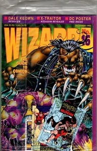 WIZARD: THE GUIDE TO COMICS #16 ~ FACTORY SEALED + 3 CARDS / The Maxx @ 1992 - Picture 1 of 2