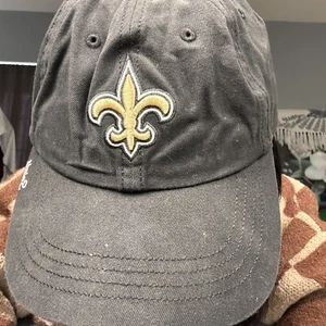 47 Marca Correa Trasera Sombrero Mujer New Orleans Saints Negro Ajustable - Imagen 1 de 7