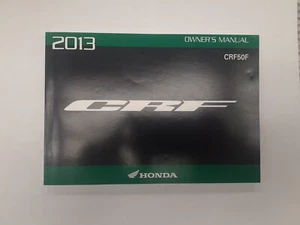 NEW 2013 Honda CRF50F Owner's Manual - Picture 1 of 2
