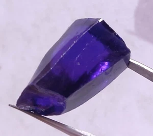 Piedra preciosa suelta mineral brillante áspera circón azul natural de 136,35 quilates con certificación EGL - Imagen 1 de 9