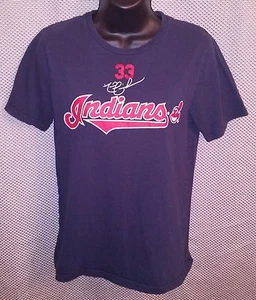 Cleveland Indians Nick Swisher blaues mädchenhaftes T-Shirt – Junior Large 14/16 - Bild 1 von 5