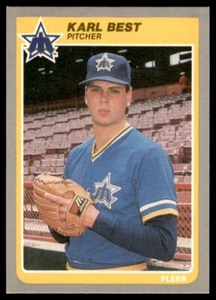 1985 Fleer Update -- MINT ^ Karl Best Seattle Mariners #U-5 - Picture 1 of 2