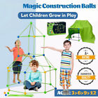 180x Kinder DIY Zelt Spielzeug Fort Bauset Lernspielzeug Konstruktions Spielzeug