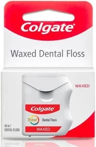 Confezione da 10-di-Colgate-Totale-Cerato-Dentale-Filo interdentale-50m cadauna-Spedizione gratuita - Foto 1 di 3