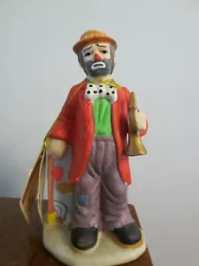 1984 EMMETT KELLEY JR. FLAMBRO CLOWN FIGURINE - Picture 1 of 4
