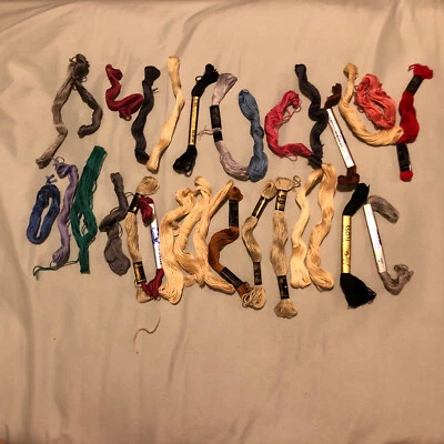 30 Piece Yarn Mix Vintage 70s DMC & Others - Image 1 of 4