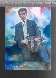 James Bond Künstler signierte Giclée Druck Karte #16 47/50 2020 Pierce Brosnan - Bild 1 von 2