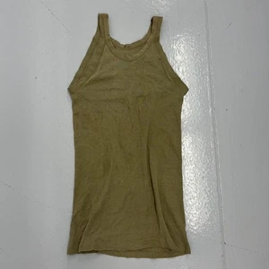 Canotta vintage WW2 US Army verde militare cotone vuota anni 40 vera vintage - Foto 1 di 2