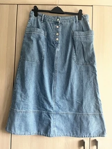 Oliver Bonas Size 14 Denim Skirt (NEW) - Picture 1 of 7