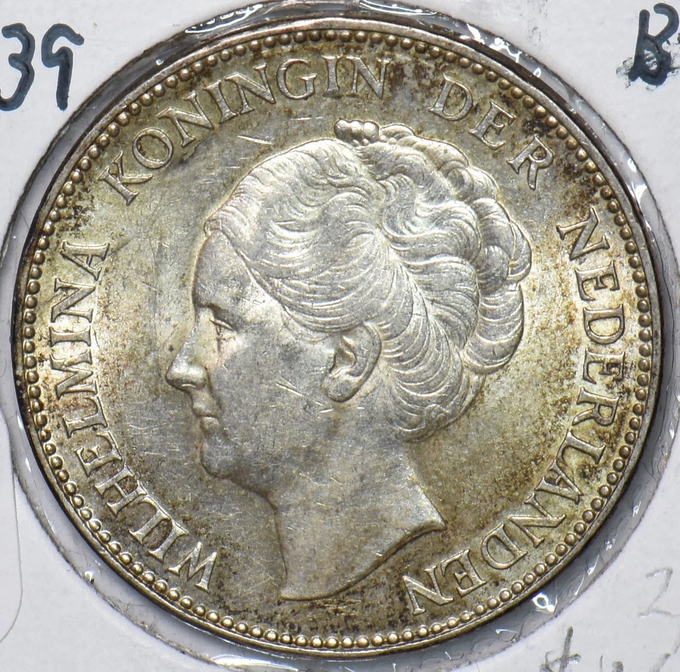Países Bajos 1939 Gulden Lion animal BU 295139 envío combinado Foto 1 de 2
